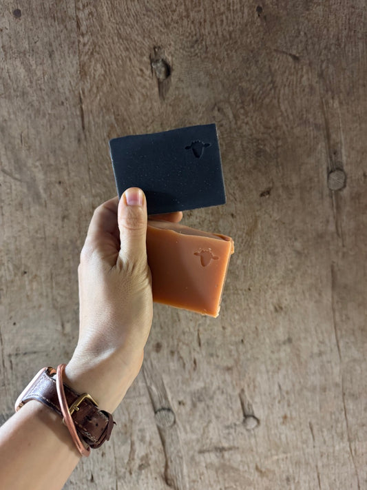 Oversized sheep milk soap