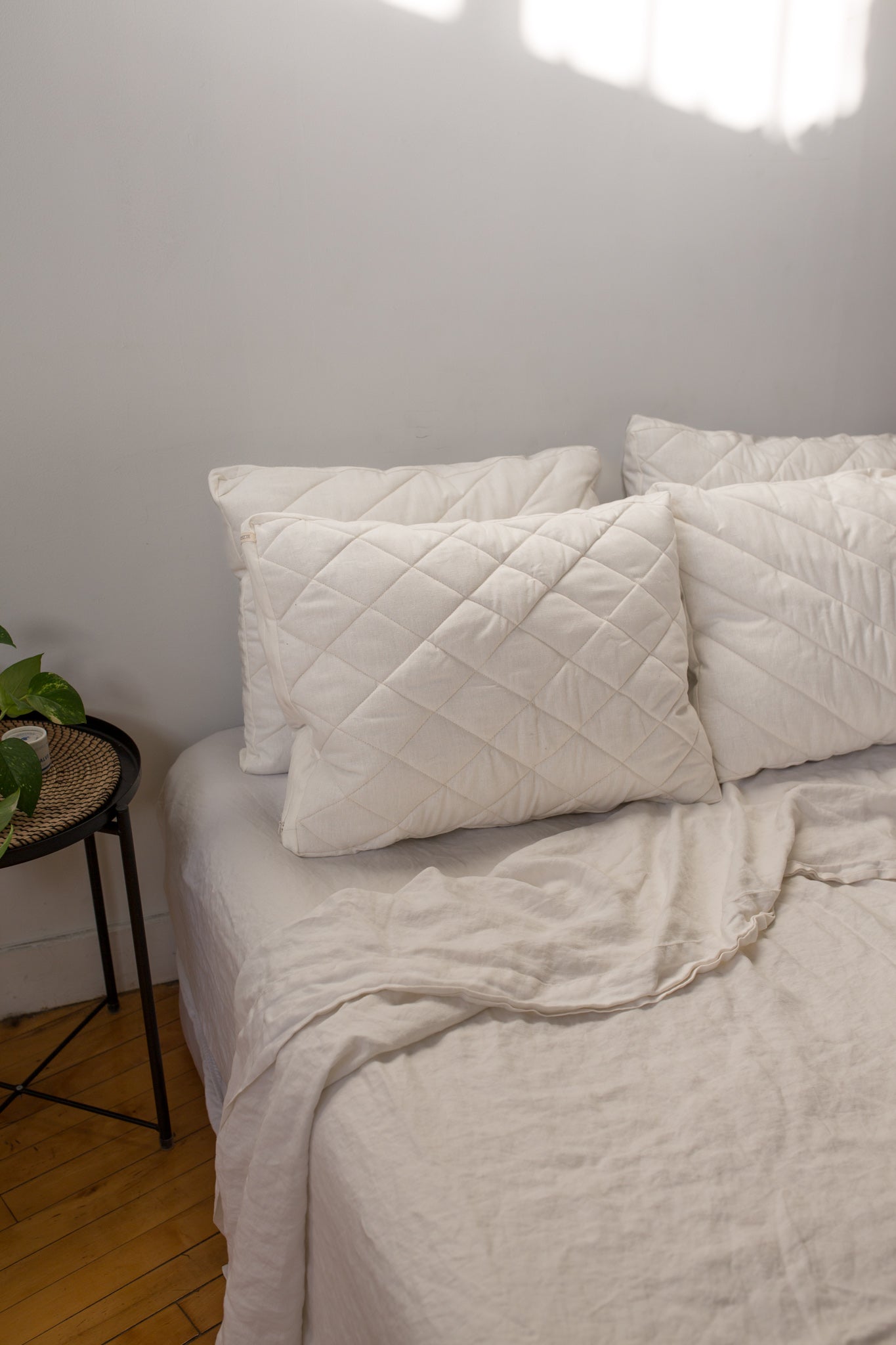Adjustable Quilted Wool Pillow